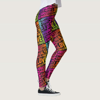 Spirit Words / Affirmationen gefärbt + dein Hinter Leggings
