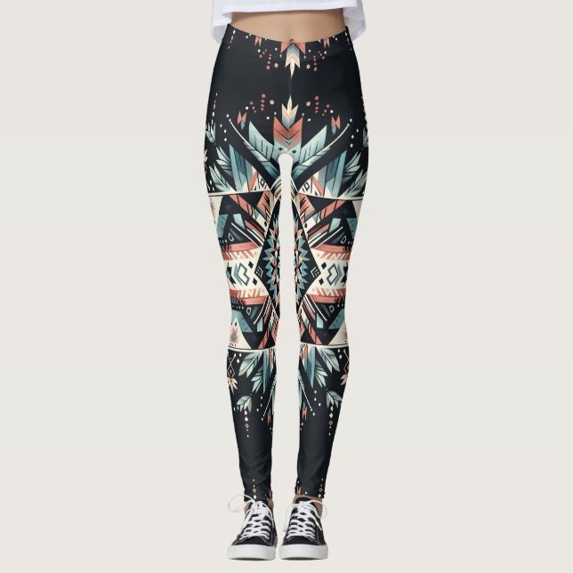 Spirited Nights (large pattern) Leggings (Vorderseite)