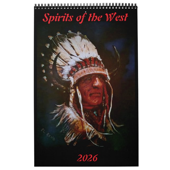 Spirits of the West Calendar Kalender (Titelbild)