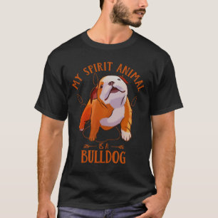 Spirittier ist eine Englische Bulldogge Lustiger H T-Shirt