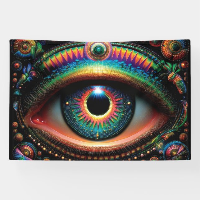Spiritual Energie Heiler Reiki vinyl banner (Horizontal)