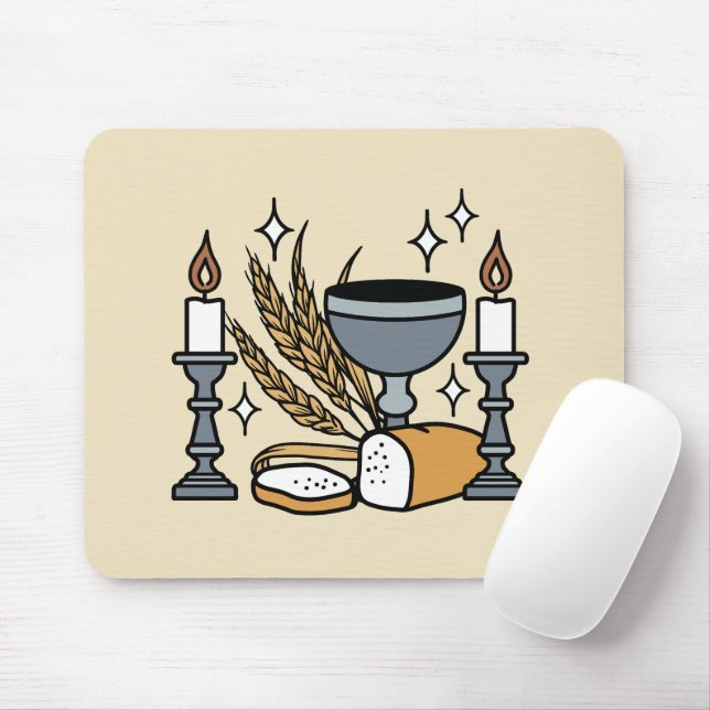 Spiritual Faith and Grace – Uplifting Christian Mousepad (Mit Mouse)