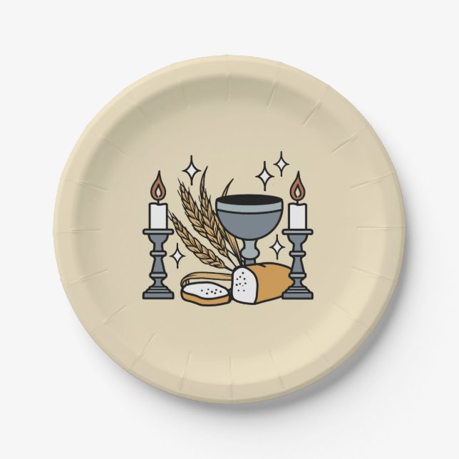 Spiritual Faith and Grace – Uplifting Christian Pappteller (Vorderseite)