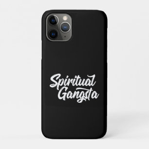 Spiritual Gangsta Lustiges Yoga-Zitat in Weiß Case-Mate iPhone Hülle