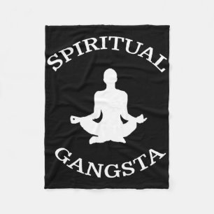 Spiritual Gangsta-Shirt - Männer Frauen Lustiges Y Fleecedecke