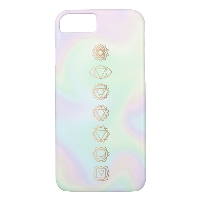 Spiritual Gold Holographic Chakra Case-Mate iPhone Hülle (Rückseite)