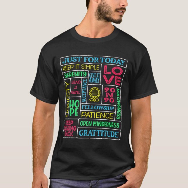 Spiritual Narcotics Anonymous Garten  T-Shirt (Vorderseite)