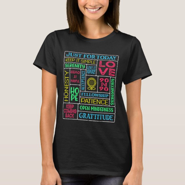 Spiritualer Drogenanonymous Garten  T-Shirt (Vorderseite)