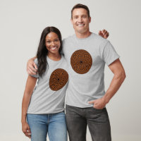 Spirituell Schwarz Orange Mandala Geometric Orient