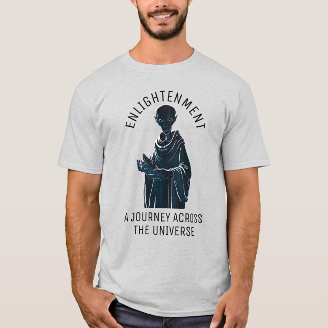 Spirituelle Alien Monk T-Shirt (Vorderseite)