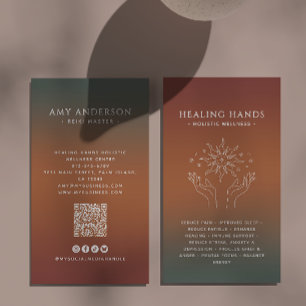 Spirituelle/Alternative Wellness Heilung Zellular Visitenkarte