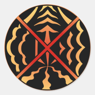 Spirituelle Art Stickers First Nations Sun Sticker