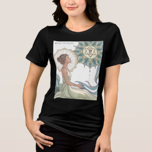 Spirituelle Balance in jeder Linie - Reiki Design Tri-Blend Shirt