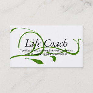 Spirituelle Beratung für Green Life Coach Visitenkarte