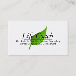 Spirituelle Beratung für Green Life Coach Visitenkarte