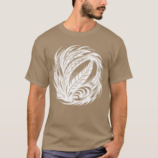 Spirituelle Bird Feather Ball Meditation Freundin  T-Shirt