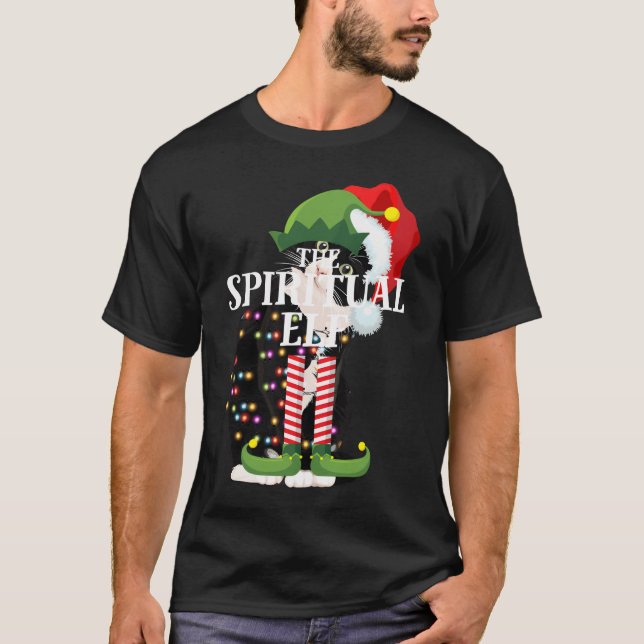 Spirituelle Elf Matching Family Group Weihnachtsan T-Shirt (Vorderseite)