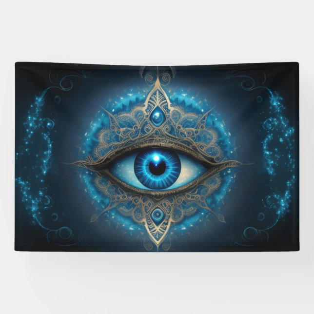 Spirituelle Energie Heiler Reiki Vinyl Banner (Horizontal)