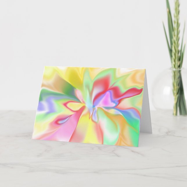Spirituelle Energy Colors Metaphysische Grußkarte Karte (Vorderseite)