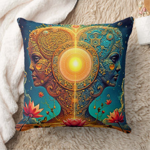 Spirituelle Erwachen Kunst Kissen