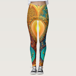 Spirituelle Erwachen Kunst Leggings