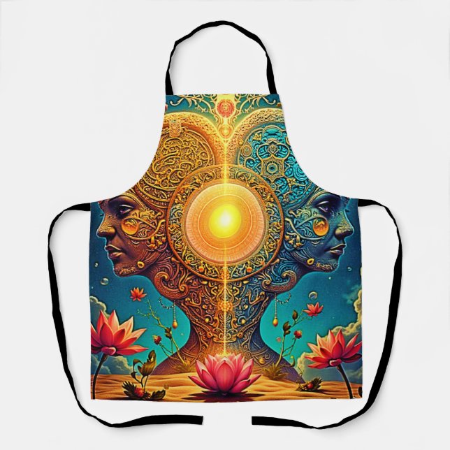 Spirituelle Erwachen Kunst Schürze (Vorderseite)