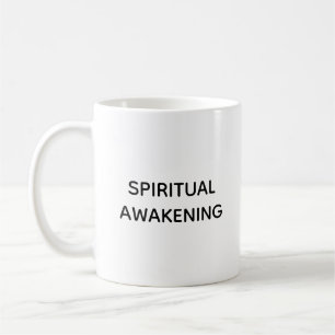 Spirituelle Erwakening Funny Typografy Coffee Tass Kaffeetasse