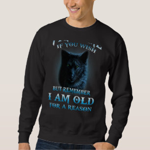 Spirituelle Feathers Cool Wolf Head Werewolf Hunte Sweatshirt