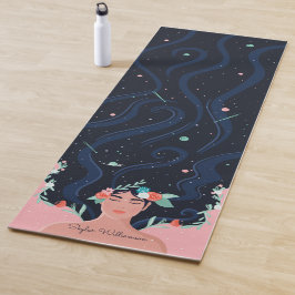 Spirituelle Galaxy Stars & Florals Wombie Yogamatte