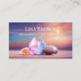Spirituelle Heilsteine Reiki Channeling Visitenkarte