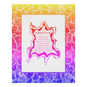 Spirituelle Hierarchie Poster