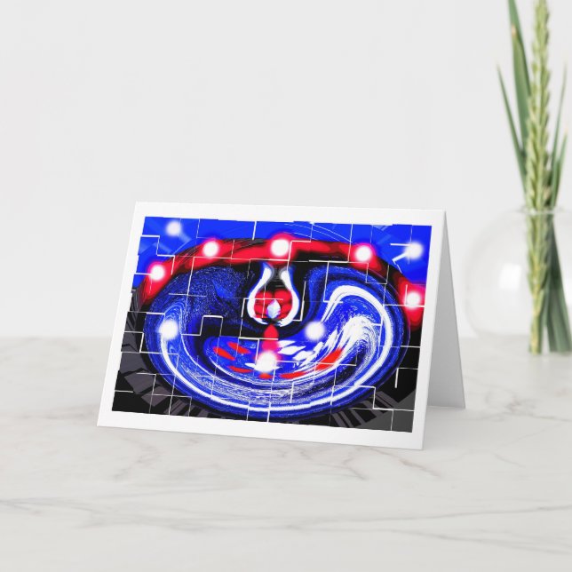 SPIRITUELLE INVASION FEIERTAGSKARTE (Vorderseite)