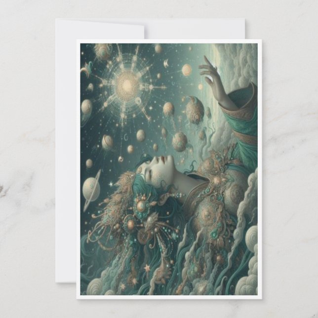 Spirituelle Jade Princess Card (Vorderseite)