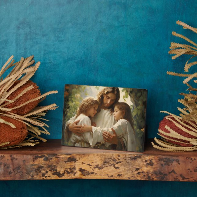 Spirituelle Jesus Plaque Fotoplatte (Seite)