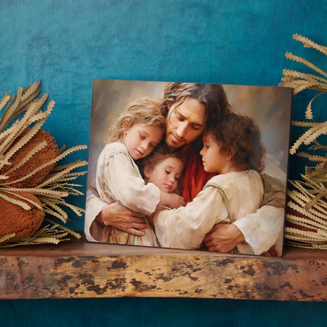 Spirituelle Jesus Plaque Fotoplatte (Seite)