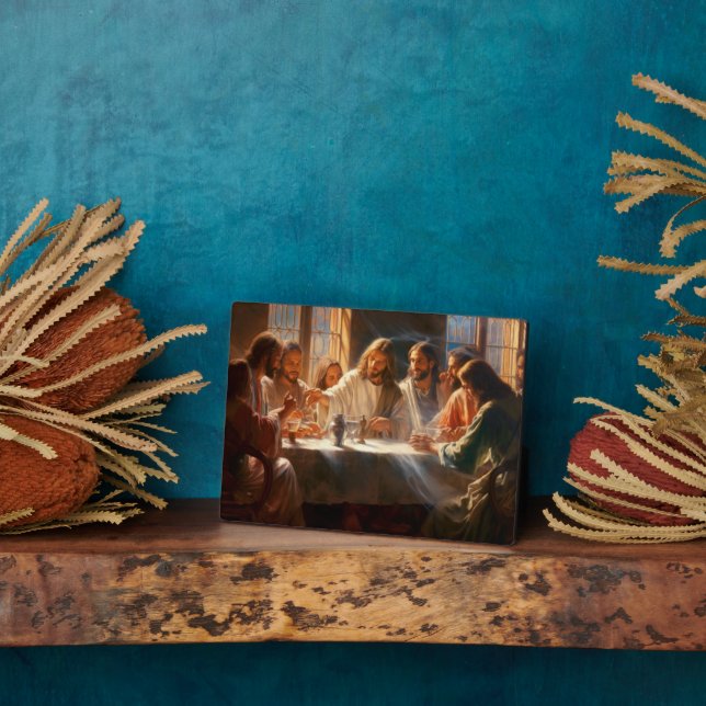 Spirituelle Jesus Plaque Fotoplatte (Seite)