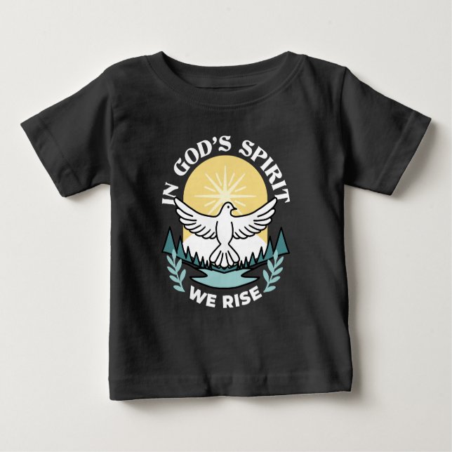 Spirituelle Kraft in Gott - Christlich Baby T-shirt (Vorderseite)