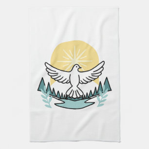 Spirituelle Kraft in Gott - Christlich Geschirrtuch