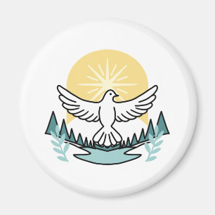 Spirituelle Kraft in Gott - Christlich Magnet