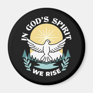 Spirituelle Kraft in Gott - Christlich Magnet