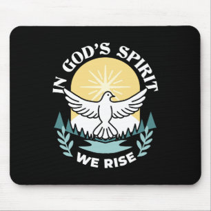 Spirituelle Kraft in Gott - Christlich Mousepad