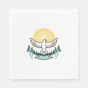 Spirituelle Kraft in Gott - Christlich Serviette