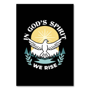 Spirituelle Kraft in Gott - Christlich Tischnummer
