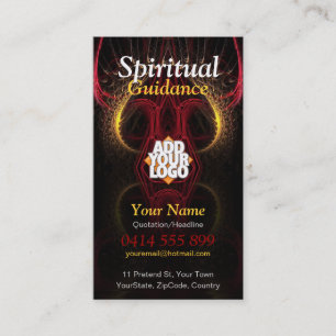 Spirituelle Kunst Neue Altersserie Business Card Visitenkarte