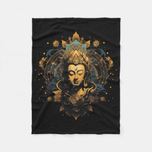 Spirituelle Kunstwerke Frieden Zen Yoga Asien Guat Fleecedecke