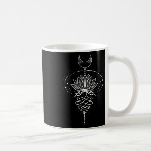 Spirituelle Lotusblume Unalome Zen Meditation Yoga Kaffeetasse