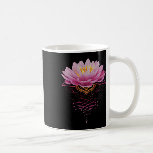 Spirituelle Lotusblume Unalome Zen Meditation Yoga Kaffeetasse
