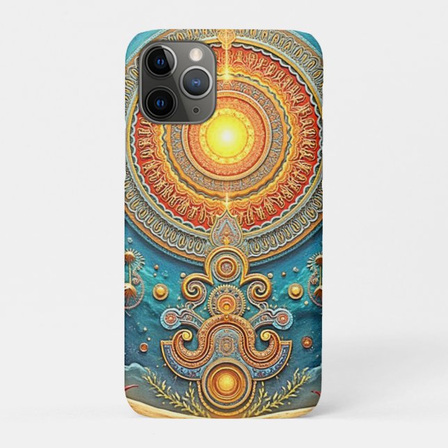 Spirituelle Mandala Art Case-Mate iPhone Hülle (Rückseite)