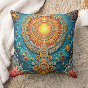 Spirituelle Mandala Art Kissen
