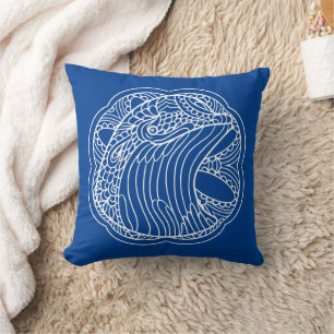 Spirituelle Mandala - Delphin-Liebhaber Kissen